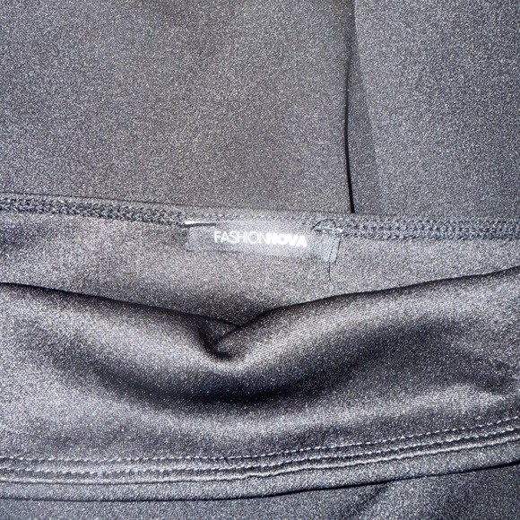 Fashion Nova Black Halter Bodycon Dress - Picture 3 of 3